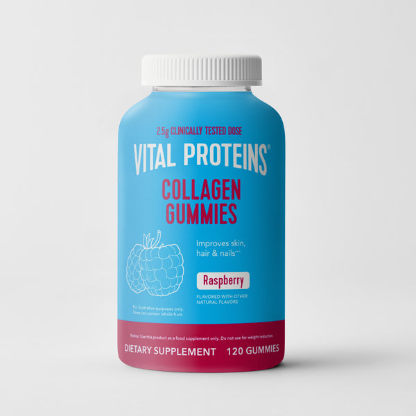 1_hero_collagengummies-rasp_gray_600x Vital Proteins - Коллагеновые жевательные мармеладки со вкусом малины 120 мармеладок — изображение 1